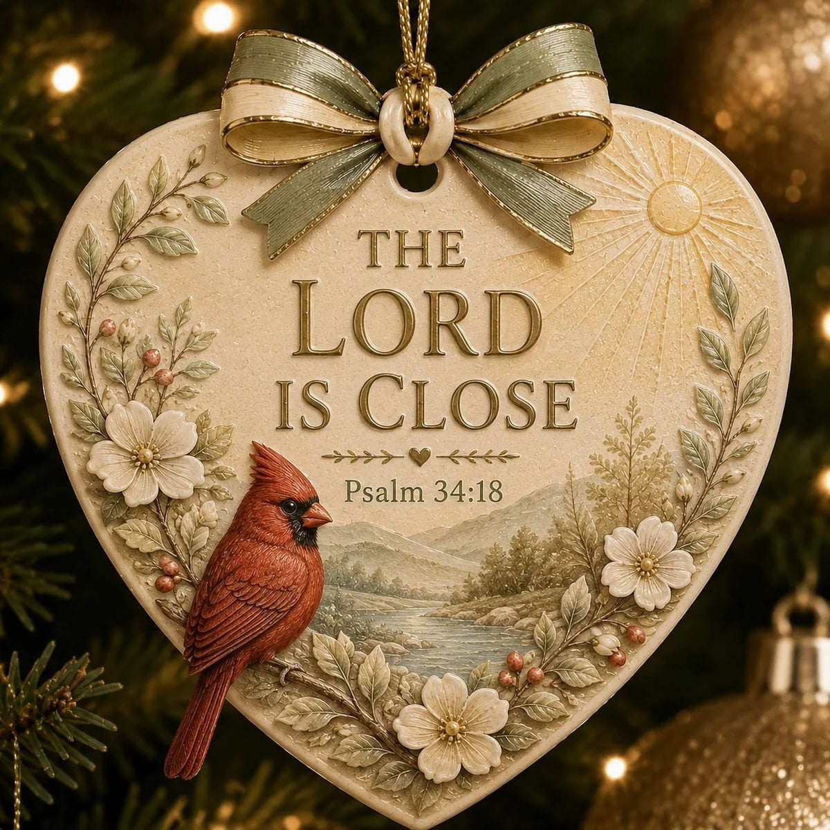 ⏳ Last Day 49% OFF – ✝️ Christian Scripture Ceramic Heart Ornament Collection | 9 Faith-Inspired Designs with Bible Verses, Elegant Ribbon & Timeless Christmas Details ❤️✨