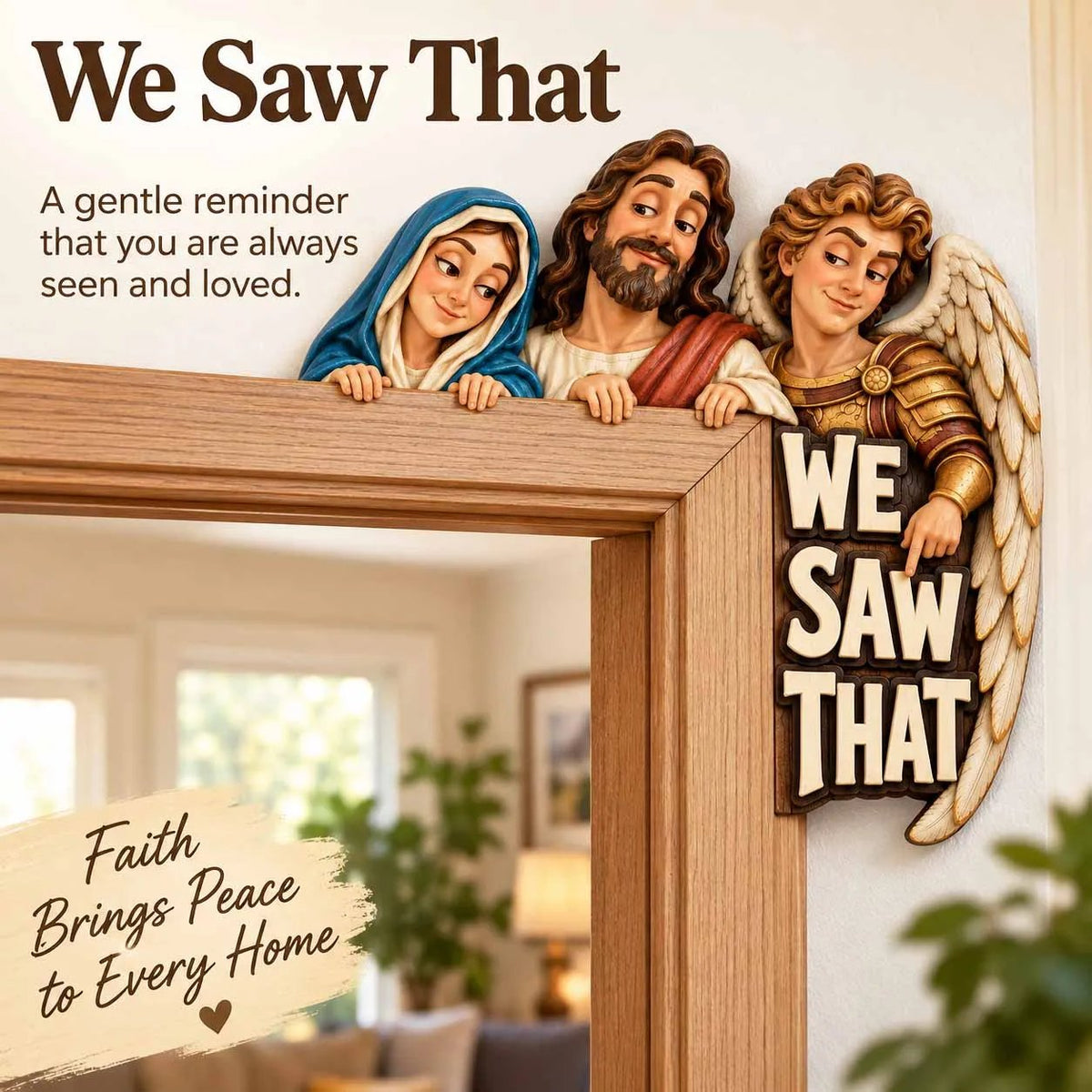 We Saw That Christian Door Topper – 8, 10 & 12 in