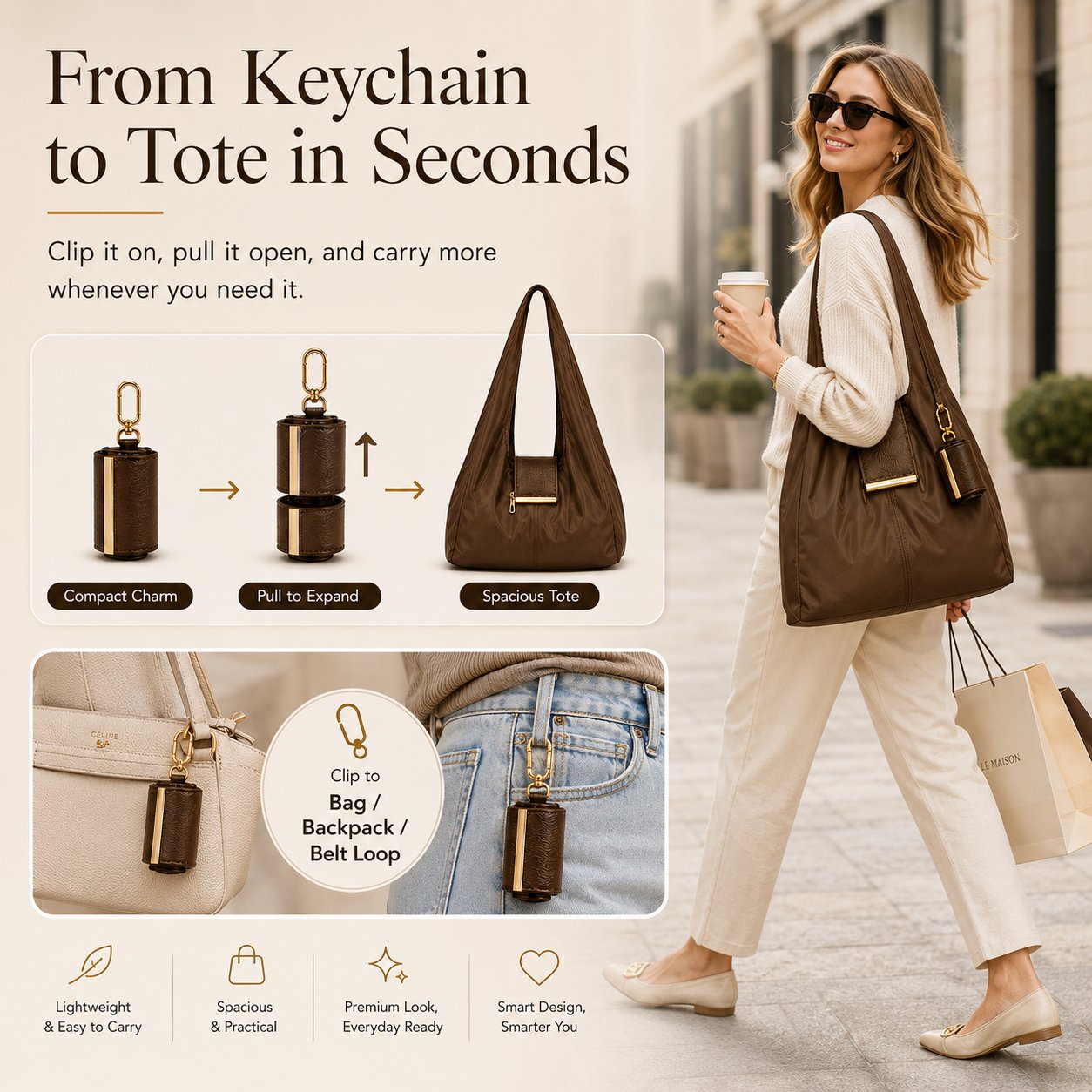 Keytote: The Compact, Multi-Functional Tote That Fits in Your Pocket