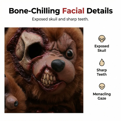 Cute Horror Zombie Plush Doll Spooky Halloween Decor & Party Prop