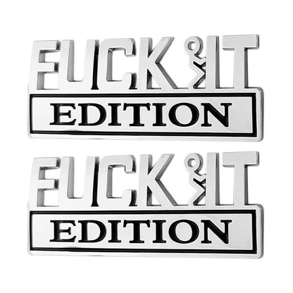 🔥🔥FVCK IT Edition Emblem