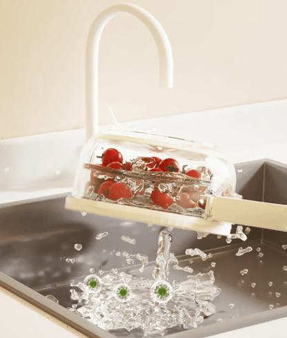 2-in-1 Draining and Preservation Basket: Simplify Washing & Storing