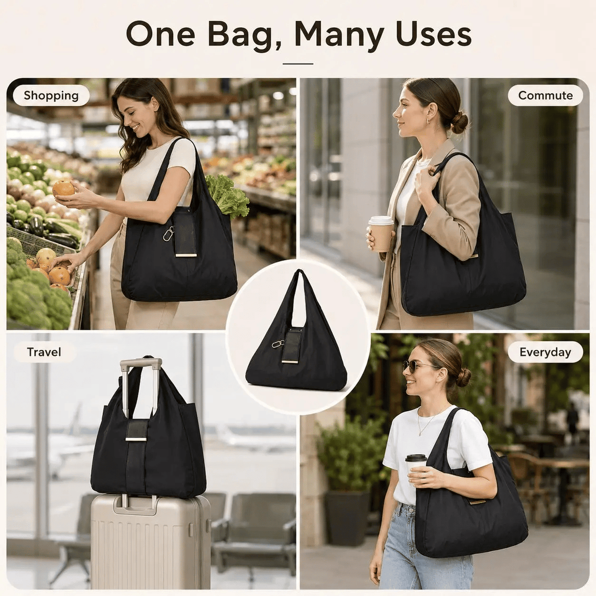 💖⏰Last Day Promotion 60% OFF🔥 - 👜Foldable Keychain Storage Tote Bag🛍