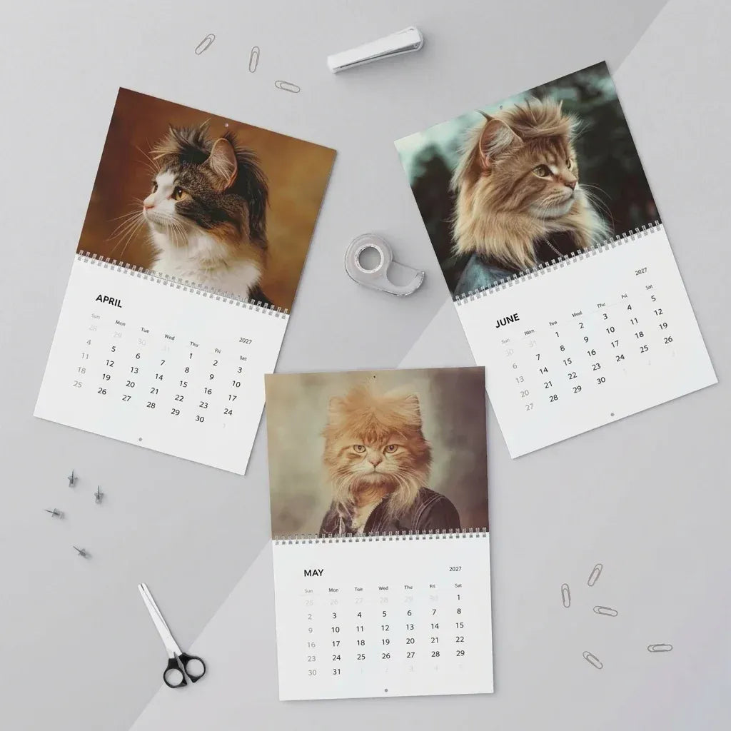 🔥LAST DAY 50% OFF - 😻Funny 2027 Wall Calendar Cat