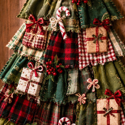 ⏳ Last Day 49% OFF – 🎄Beginner-Friendly DIY Oversized Patchwork Christmas Tree Door Hanging Kit | Complete Kit with All Tools & Step-by-Step Guide Included 💕