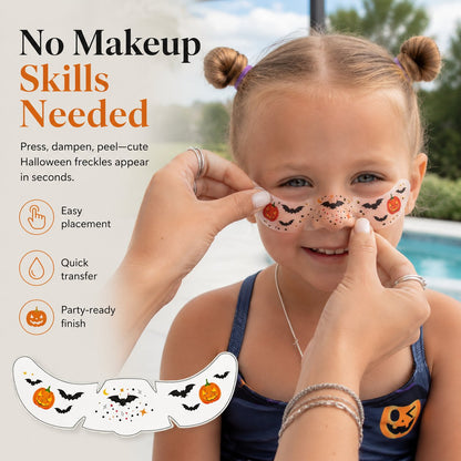 ✨ Temporary Freckle Face Tattoos – 6 Themed Styles for Every Mood