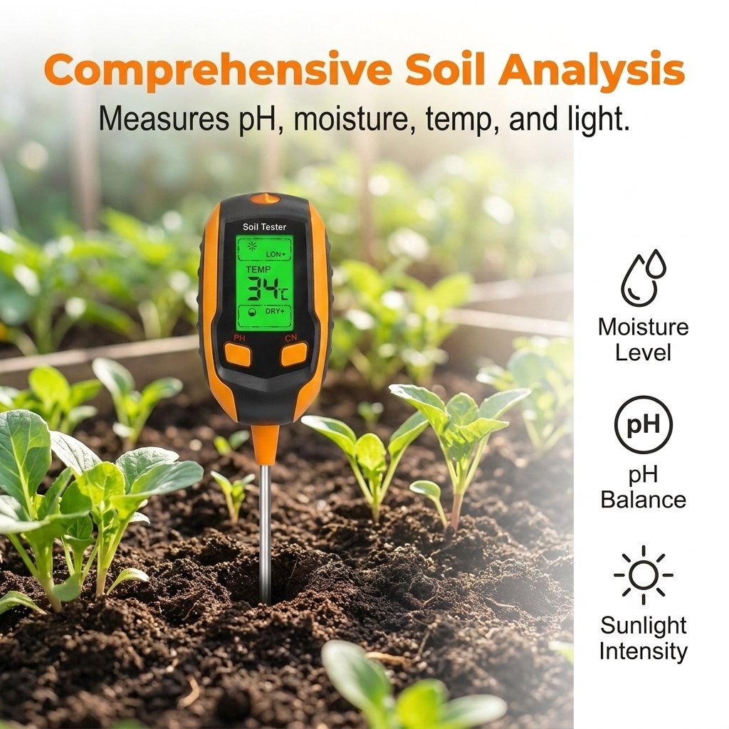 🔥Hot Sale 49% OFF🌱4-in-1 Soil Moisture Meter Digital