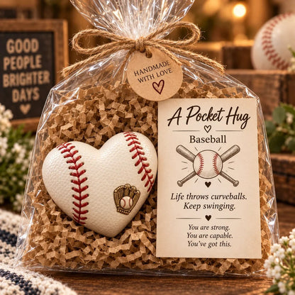 🏆 Sports Pocket Hug | Inspirational Athlete Keepsake Gift