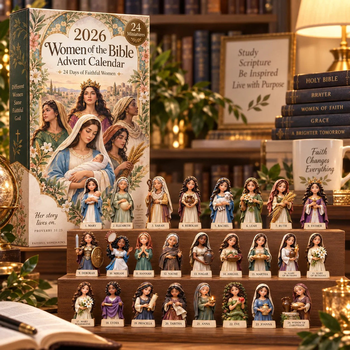 2026 Women of the Bible Advent Calendar ✝️ – 24 Days of Faithful Women