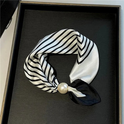 🏆25K+ SOLD 🔥2026 HOT SALE ✨ Effortless Glamour: Pop-On Pearl Necklace Scarf 🧣