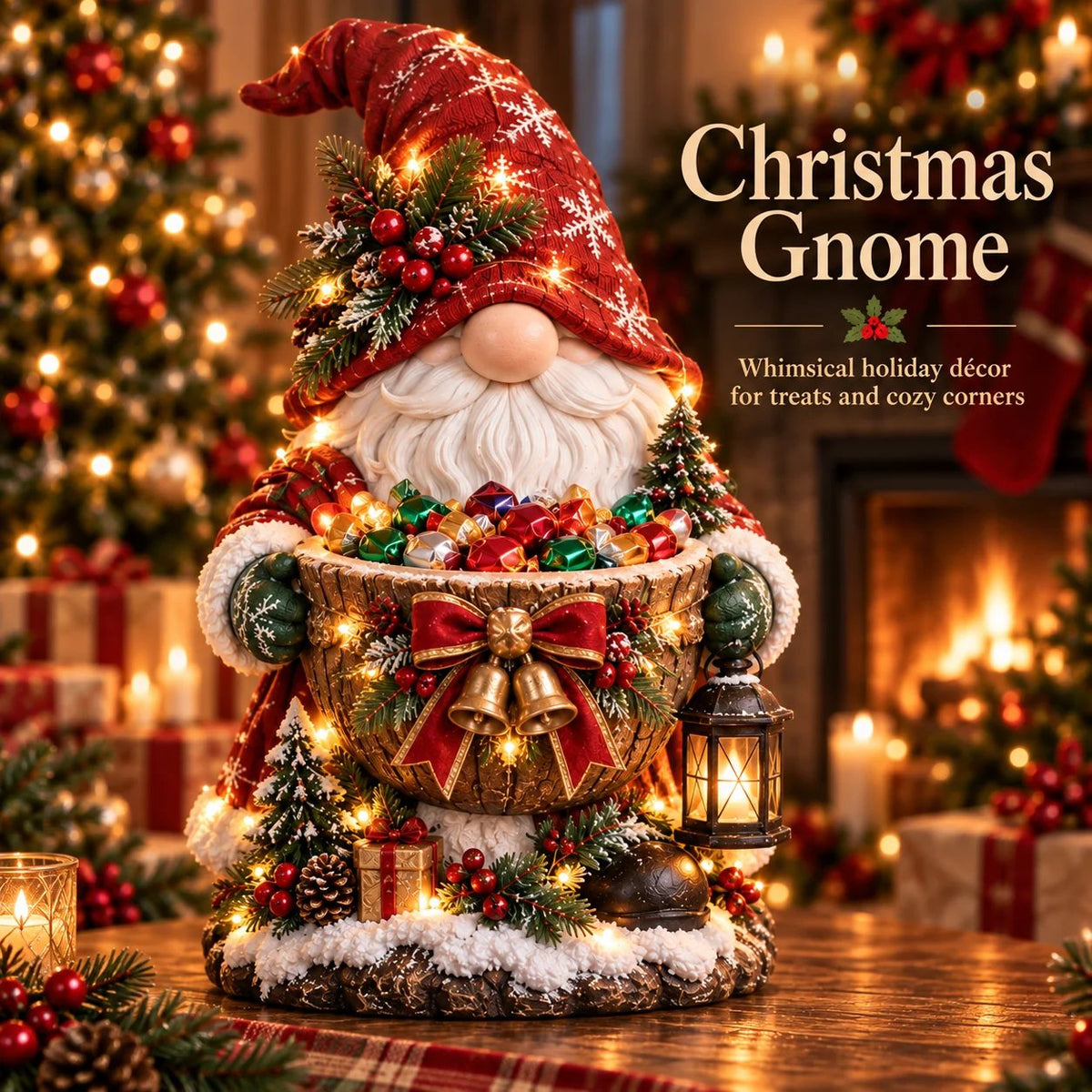 🎄 Christmas Sale – 50% OFF ✨ Lighted Christmas Candy Bowl Collection – 5 Festive Holiday Designs