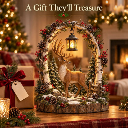 🦌 Christmas Special – Woodland Reindeer Light-Up Lantern