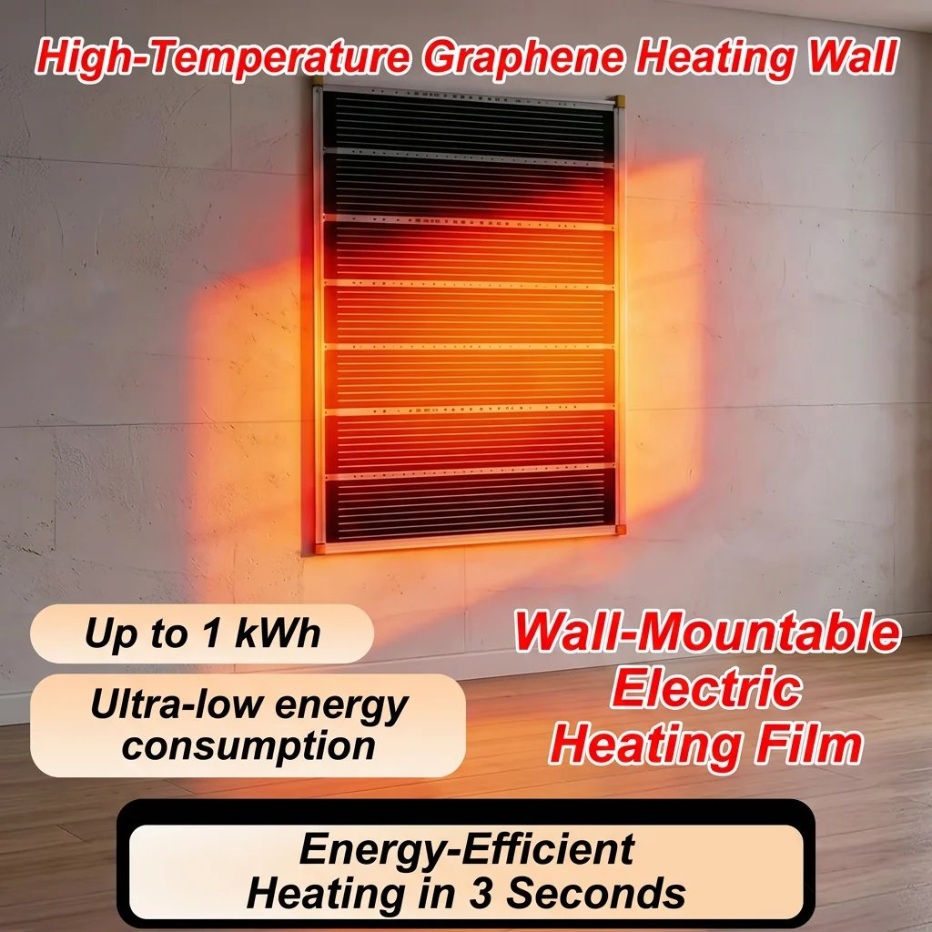 🔥 Graphene Far-Infrared Ceramic Wall Heater | 50W–400W