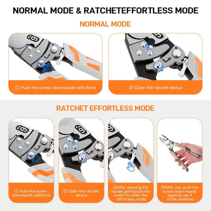 🔧 Self-Locking Ratchet Pliers | Secure Grip Workshop Tool