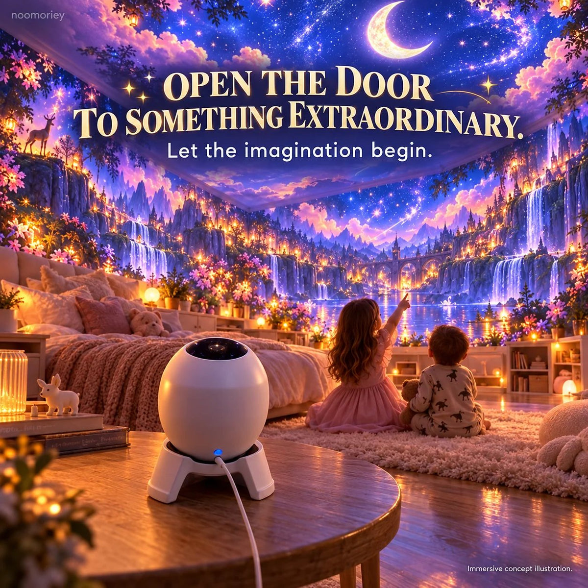 ✨ Egg-Shaped Ambient Projector – A Little Light, A World of Wonder