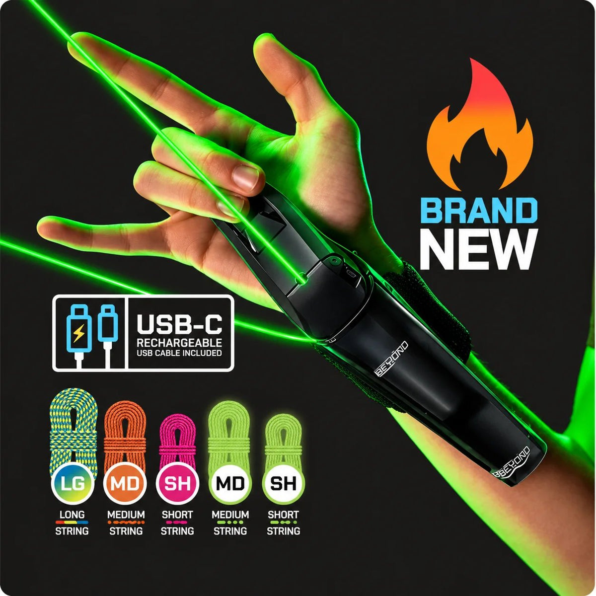 ⏰LAST DAY 50% OFF - 🕸️Rechargeable Wrist String Launcher Toy