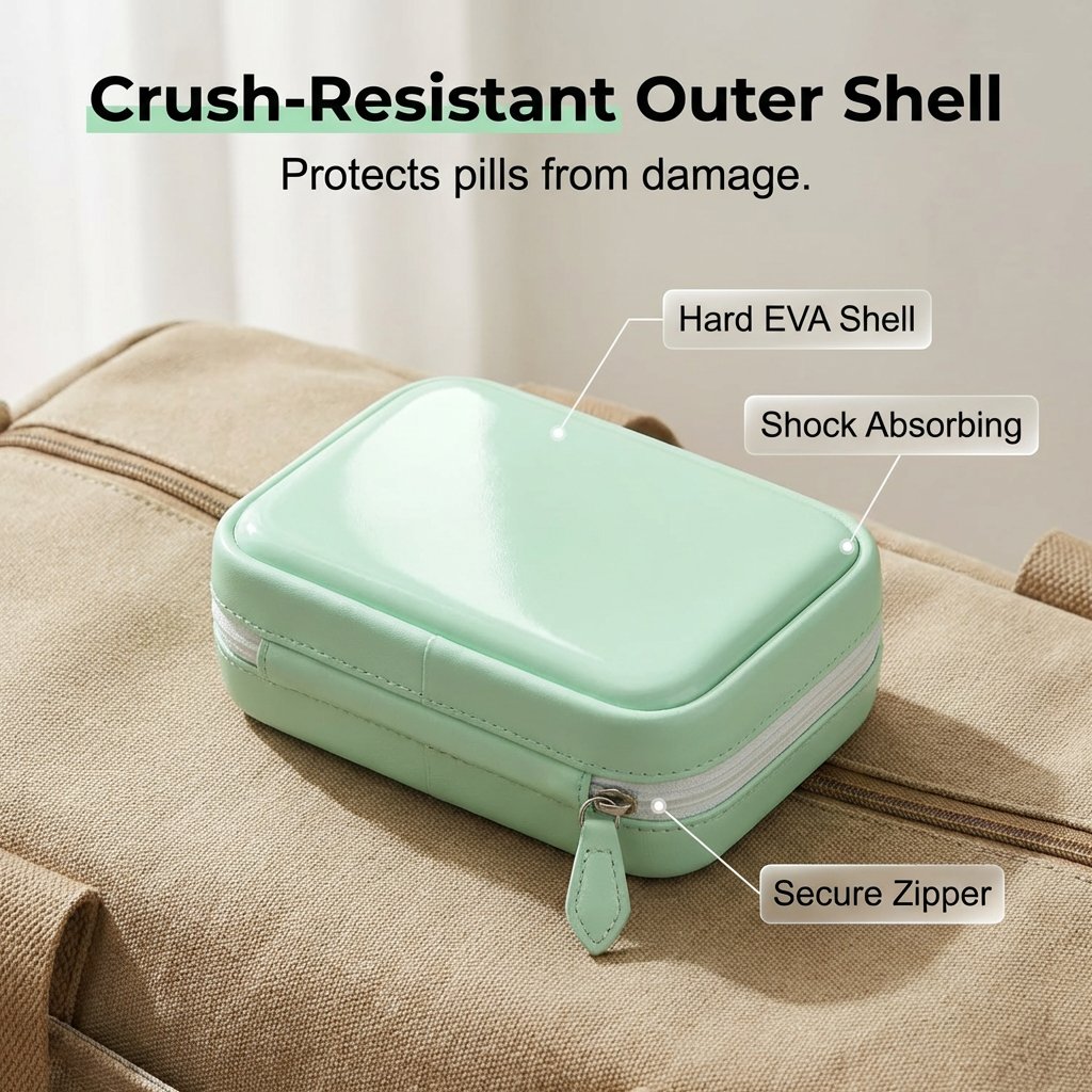 🔥2026 Hot Sale ! Crush‑Proof Waterproof Pill Pouch Set💊