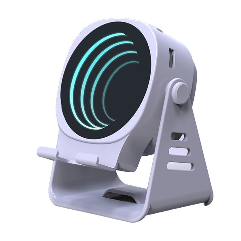 [7-in-1 Upgrade] Wireless Induction Speaker Phone Stand with Remote Control