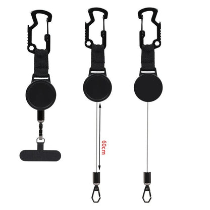 Heavy-Duty Retractable Keychain with Bottle Opener