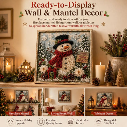 🔥2026 HOT SALE 49% OFF 💥🎄 3D Christmas Fabric Poke Art DIY Craft Kit