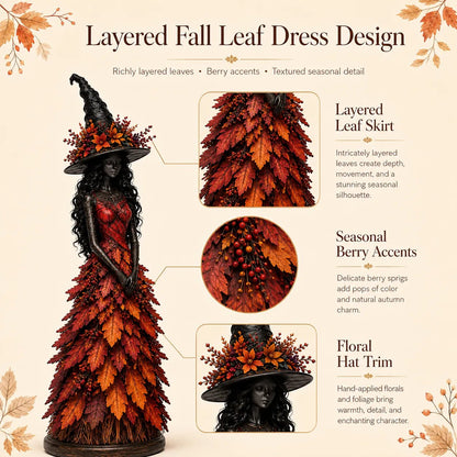 🧙Enchanted Autumn Witch Figurine
