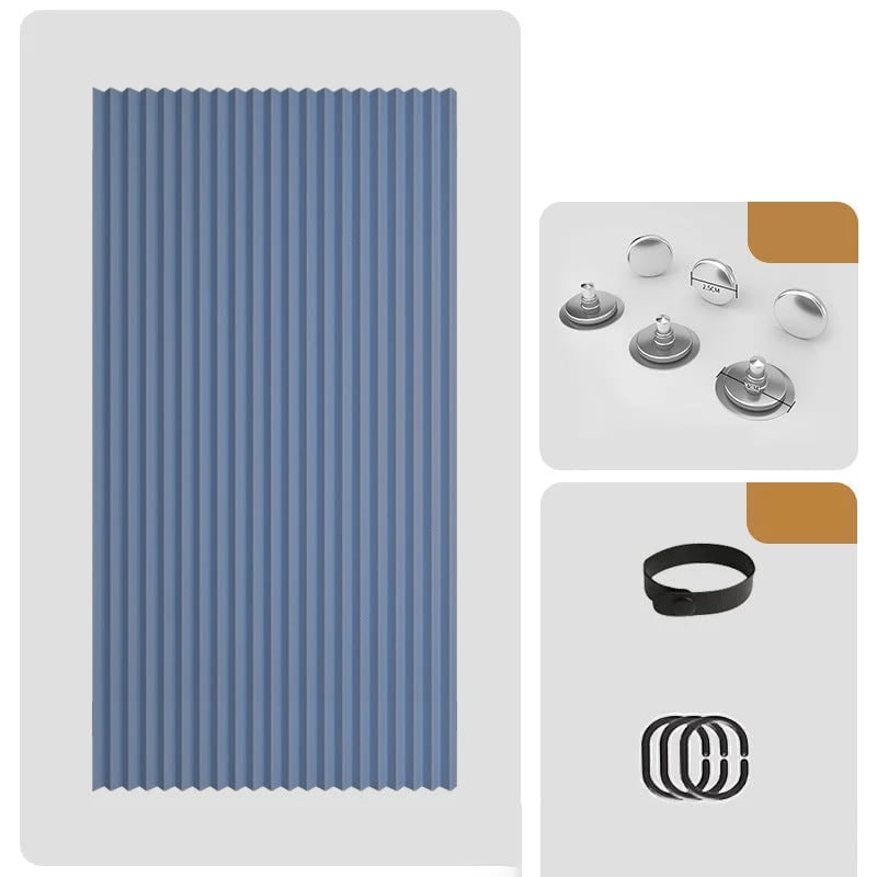🎉⏰🔥LIMITED TIME 49% OFF! ⭐No-Drill Magnetic Accordion Door Curtain