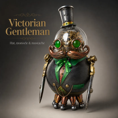 📐SteamPunk Mechanical Scholar Gear Art Sculpture