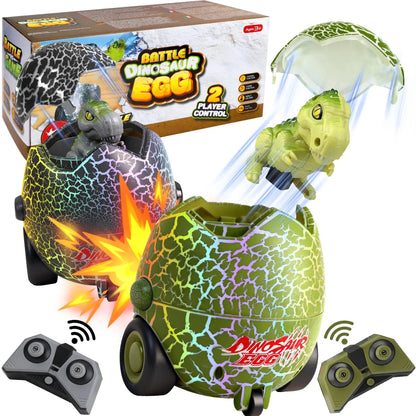 Remote Control Dinosaur Egg Battle Toys - 2 Pack