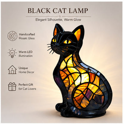 🐾 A Stained-Glass Cat Lamp That Makes Any Room Feel Magical ✨