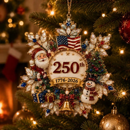 🔥🎁USA 250th Anniversary Christmas Ornament — Limited Edition Holiday Keepsake