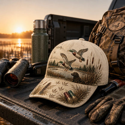 💥HOT SALE 49% OFF -🦆 DUCK HUNTING WILD & READY HAT - 100% COTTON