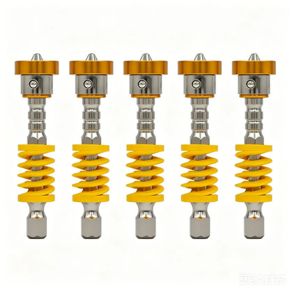 5-Pack Magnetic Quick-Release Drill Bits