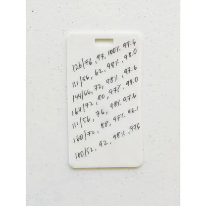 🔥HOT SALE🔥🩺Erasable  | Dual-Side Writable, Fade-Proof & No Blur (🖊Write. Wipe. Repeat.) 🎁Free Badge Clip Included📋