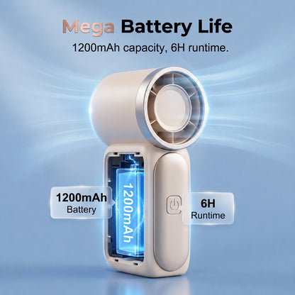 🔥HOT SALE🔥Portable Mini USB Fan – 6-Speed Settings, Powerful Handheld Fan
