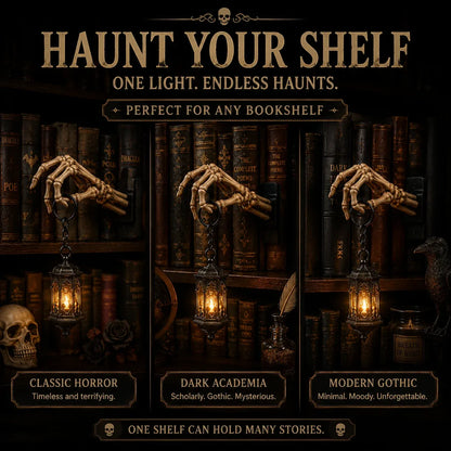🔥😍💀Skeleton Hand Lantern Shelf Light™
