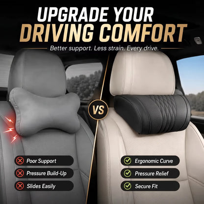 ⭐Premium Car Seat Headrest & Lumbar Support Cushion