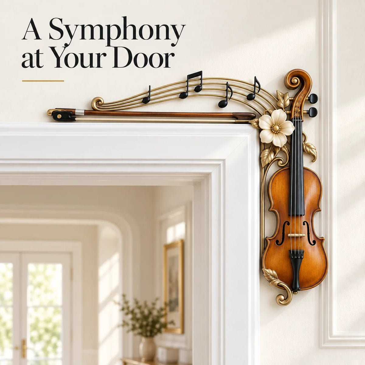 🔥HOT SALE🔥Violin & Music Notes Door Topper
