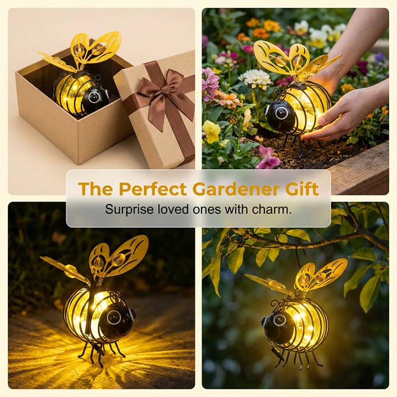 🎉🌙🍃🪴 49% OFF! Hanging Solar Bee Light – Warm Amber Glow, Flicker-Free, Perfect for Garden Parties, Camping, or Kids’ Rooms – Spread Joy Day and Night 🌞🌜