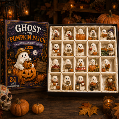 Ghost in the Pumpkin Patch Advent Calendar 2026 – 24 Unique Halloween Ghost Miniatures