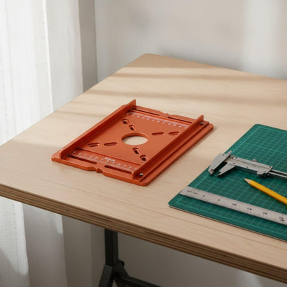 💥🏆Cutting Machine Base Plate with Dual Scale -  For Woodworking Bench Grooving Trimming