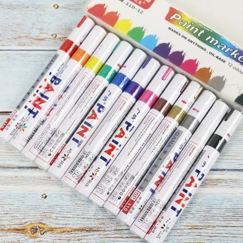 Oil-Based Tire Lettering & DIY Detail Pen Waterproof | Quick-Dry | Permanent