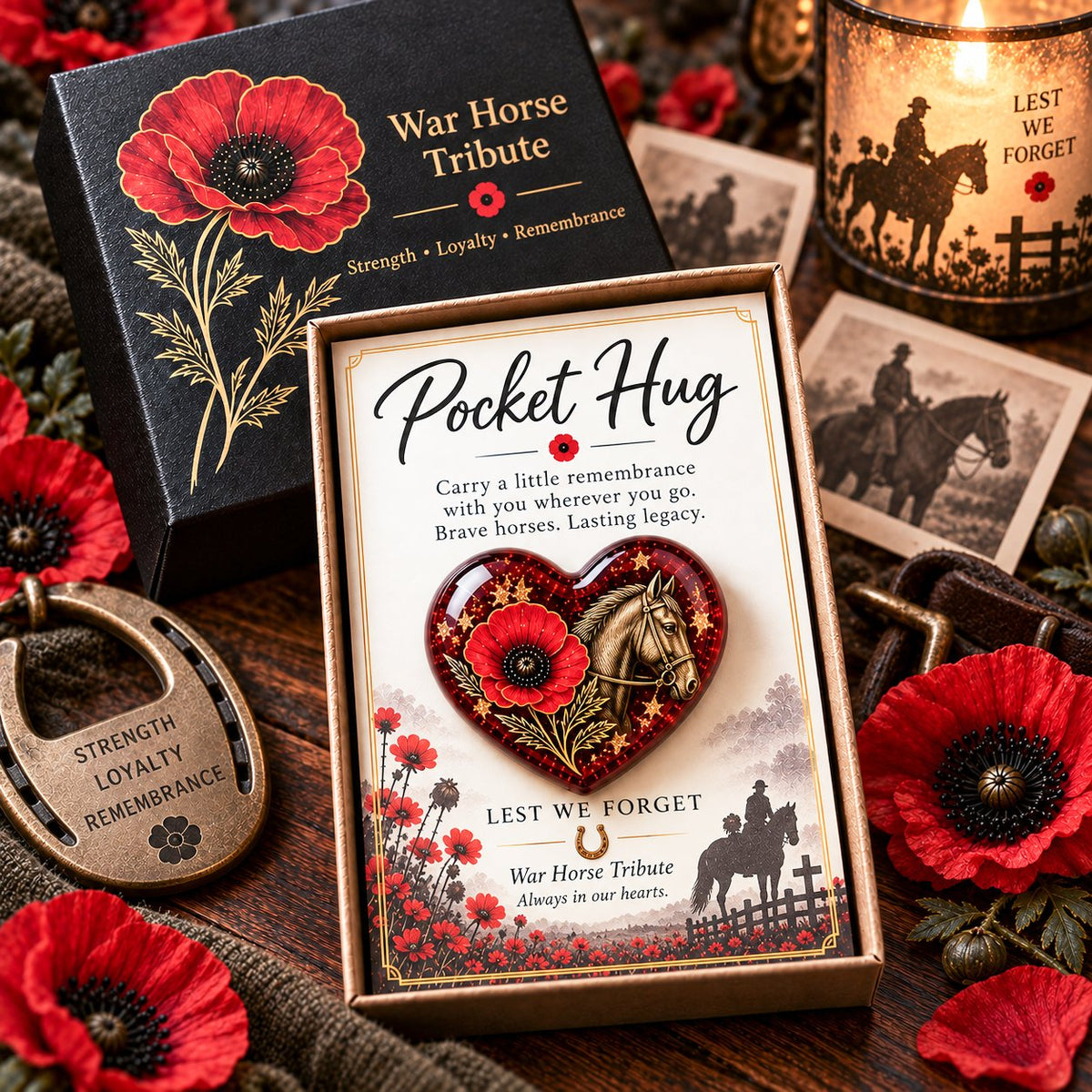 🌺 Pocket Hug™ Remembrance - A Little Keepsake of Love, Honor & Memories