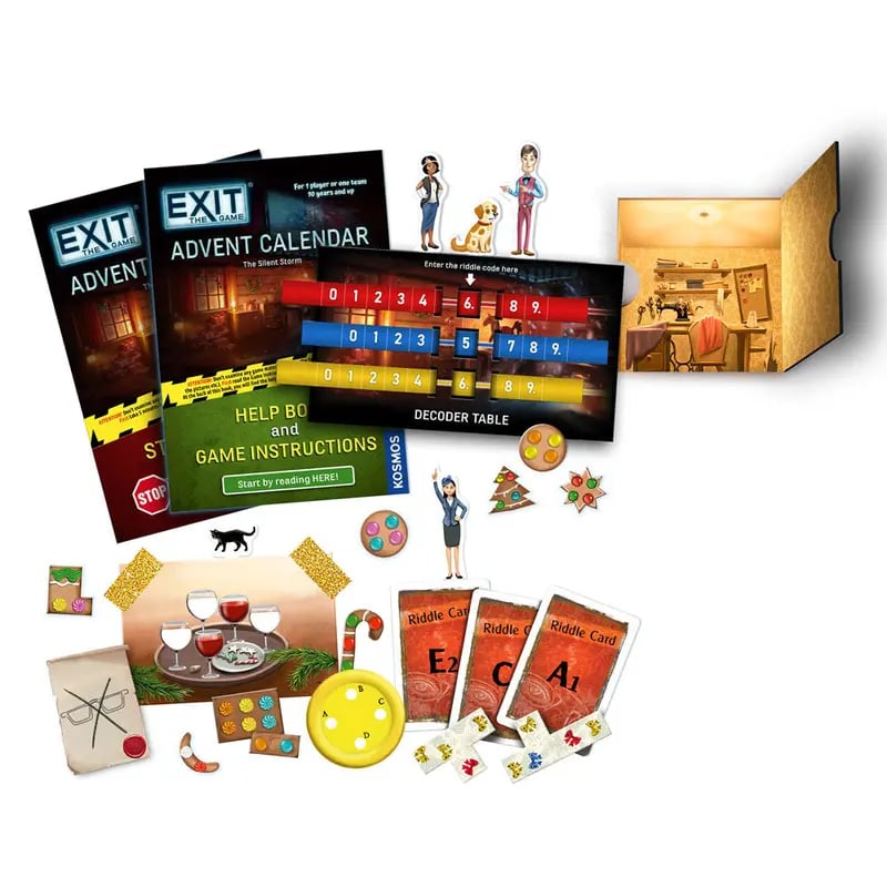 🎄Escape the Workshop! Advent Calendar – 🗝️ ✨ 24 Days of Puzzle Adventure & Fun