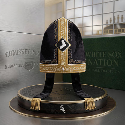 ⚾ White Sox-Inspired Pope Leo XIV Miter-Style Fan Hat | 2026 Novelty