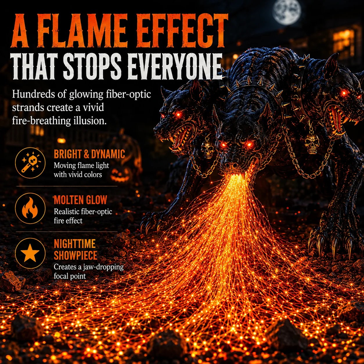 🔥50% Off Last Day🔥 -  Fire-Breathing Solar Garden Light