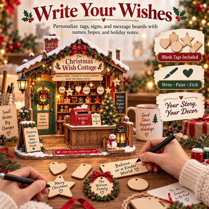 🏡 DIY 3D Miniature Café & Holiday Scene Kit Collection