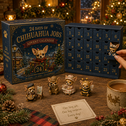 Chihuahua Jobs Advent Calendar 2026 – 24 Days of Unique Chihuahua Miniature Collectibles
