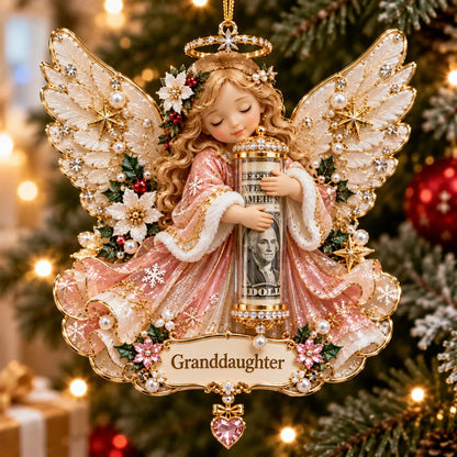 👼🎄Christmas Angel Cash Holder Ornament