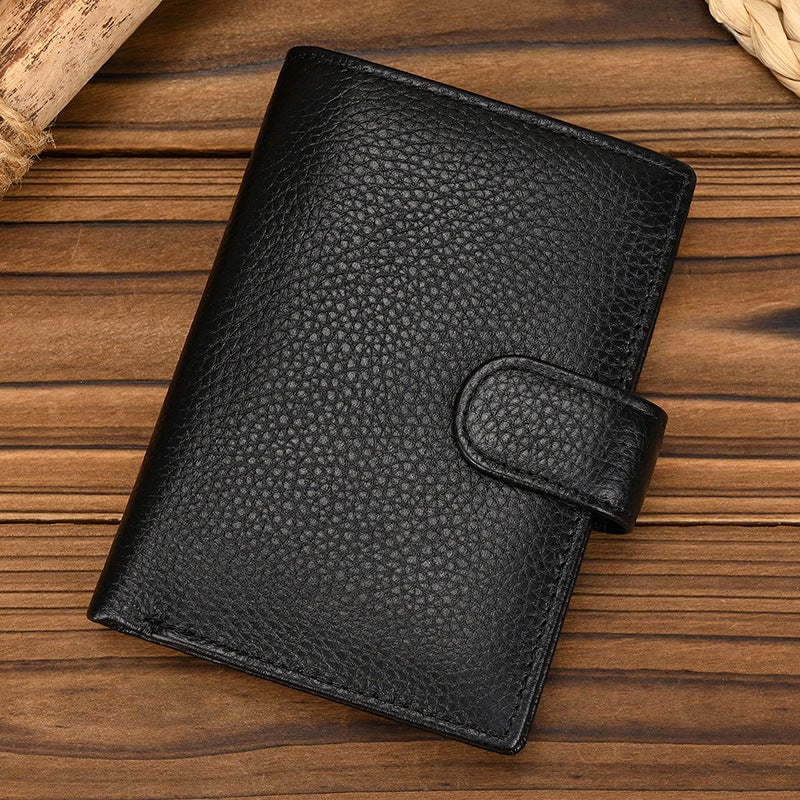 💼Top-Grain Leather Wallet for Men & Women – Bi-Fold / Tri-Fold with Coin Pocket & Multiple Card Slots