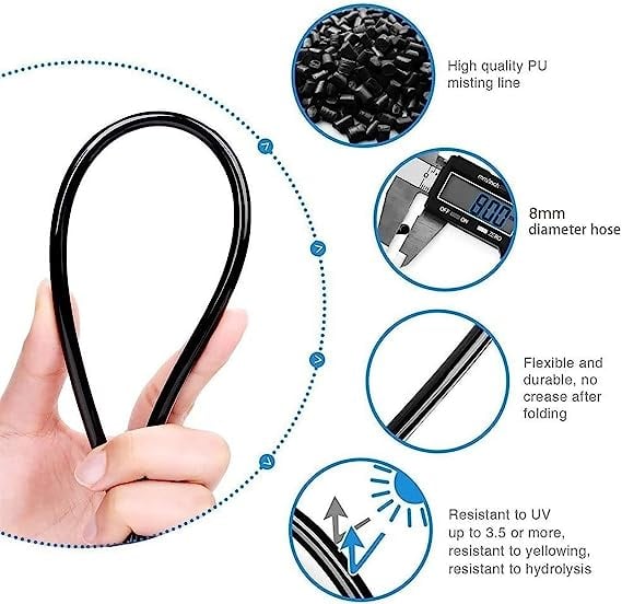 360° Adjustable Brass Misting Nozzles – Garden & Patio Watering System